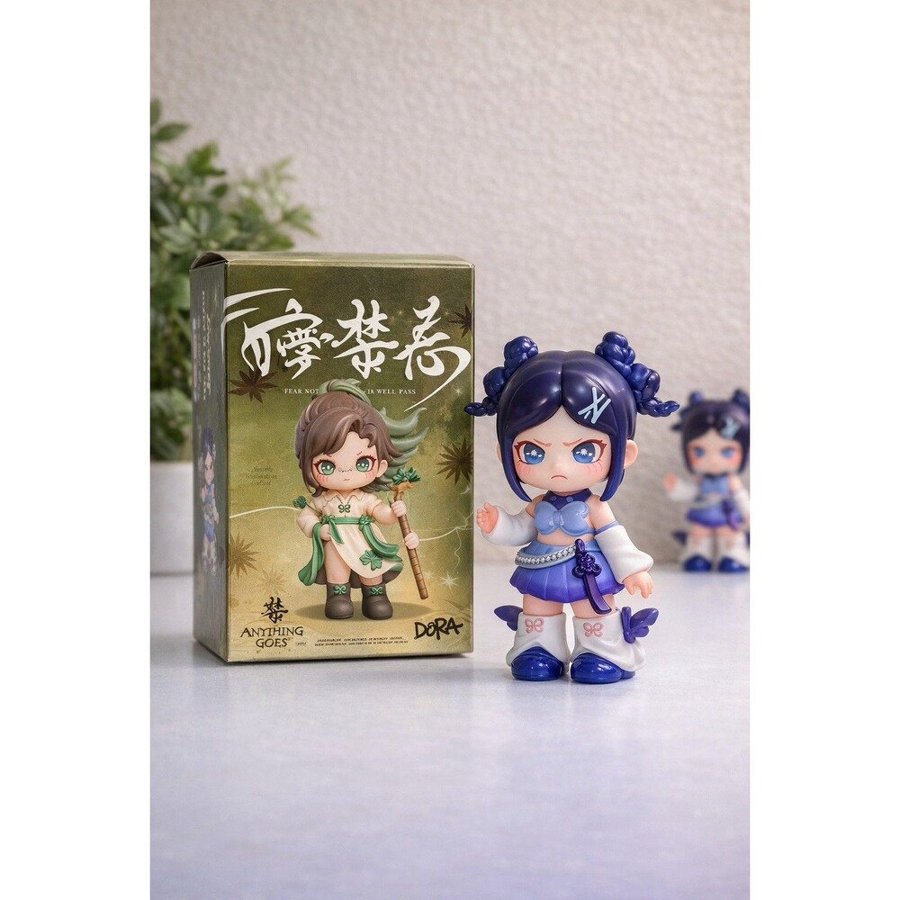 DORA Designer Toy Blind Box Figure Blue Purple Girl w/ Box